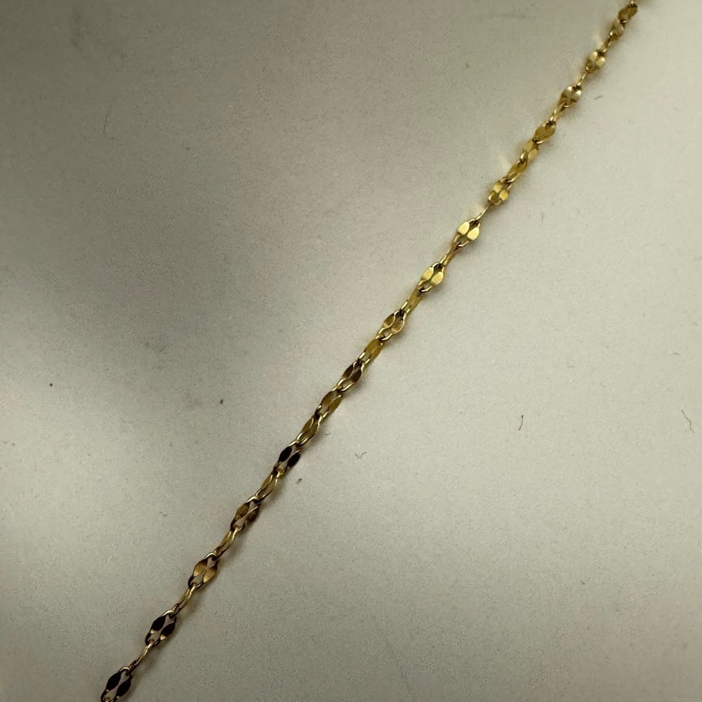 Gold Stainless Steel Cross Pendant Necklace, New - Picture 4 of 7